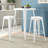 Gyeong 23.75'' Square Metal Indoor-Outdoor Bar Table Set with 2 Square Seat Stools-22109152