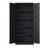 72"H Metal Garage Storage Cabinet, Black Tool Steel Locking Cabinet