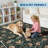 Area Rug, Floral Washable Rugs, Modern Style, Non-Slip Low-Pile Soft Floor Carpet for Bedroom, Living Room, Dining Room-1927822355