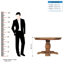 Round Solid Wood Dining Table