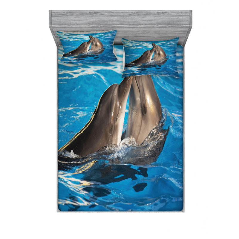 Microfiber Sheet Set, Queen Sheet Set with Fitted Sheet