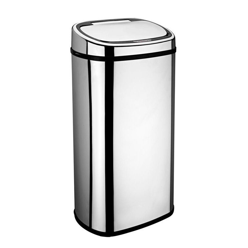 Stainless Steel Step On and Odour Seal Kitchen Rubbish Bin - 17.96 L