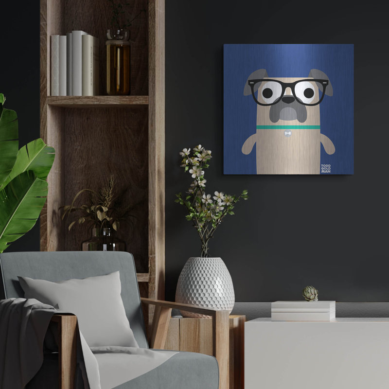 «Bow Wow Pug» par Todd Art, H 24 po x l 24 po