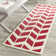 Chevron Wool Hand Woven Area Rug