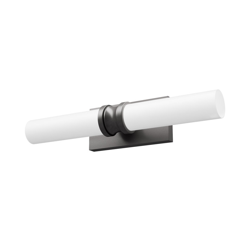 Lenlock 2 - Light Dimmable Vanity Light, Black, Clear