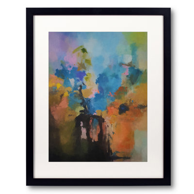 Flower Pots Print by Angel Estevez