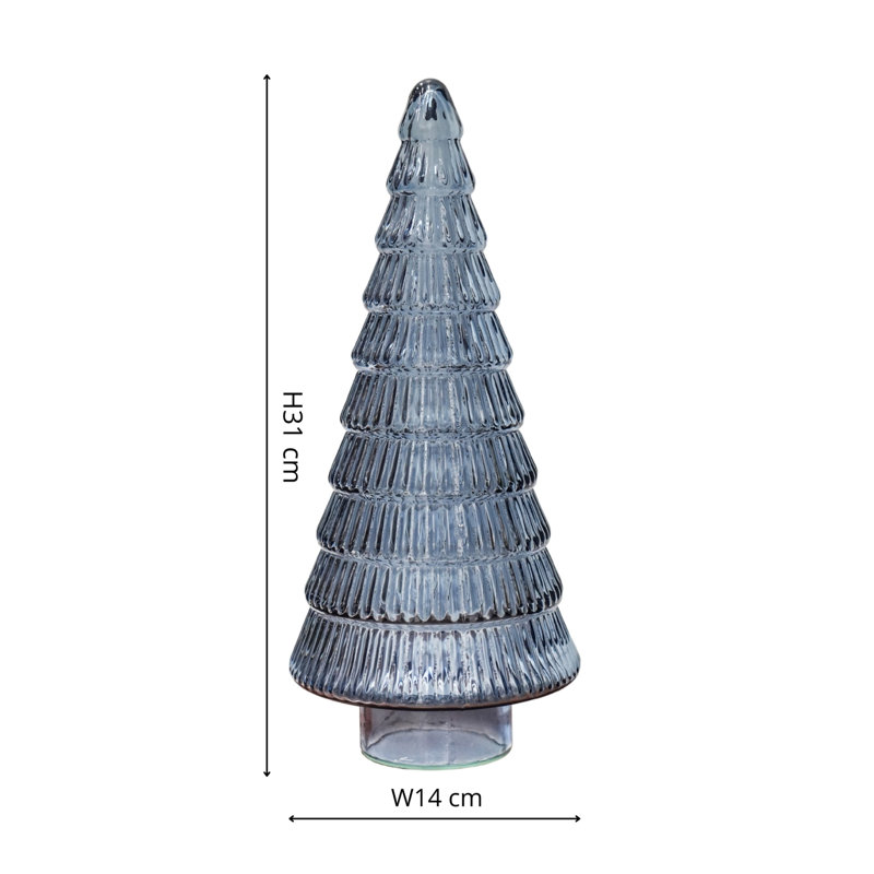 Christmas Tabletop Tree, 31 H x 14 W x 14 D cm, Blue