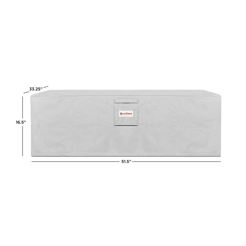Couvercle de foyer d'extérieur - s'adapte jusqu'à 51,5 po, H 16,5 po x l 51,5 po x P 16,5 po