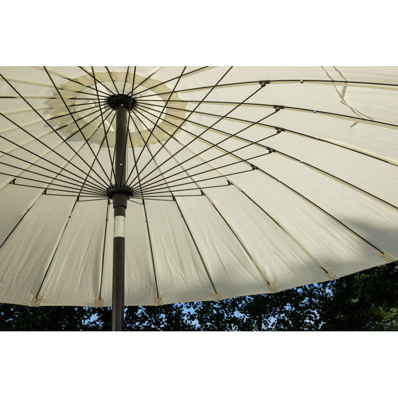Amora 249cm Parasol, White