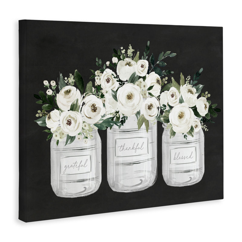 Trio de bocaux Floral Farmhouse, H 16 po x l 20 po