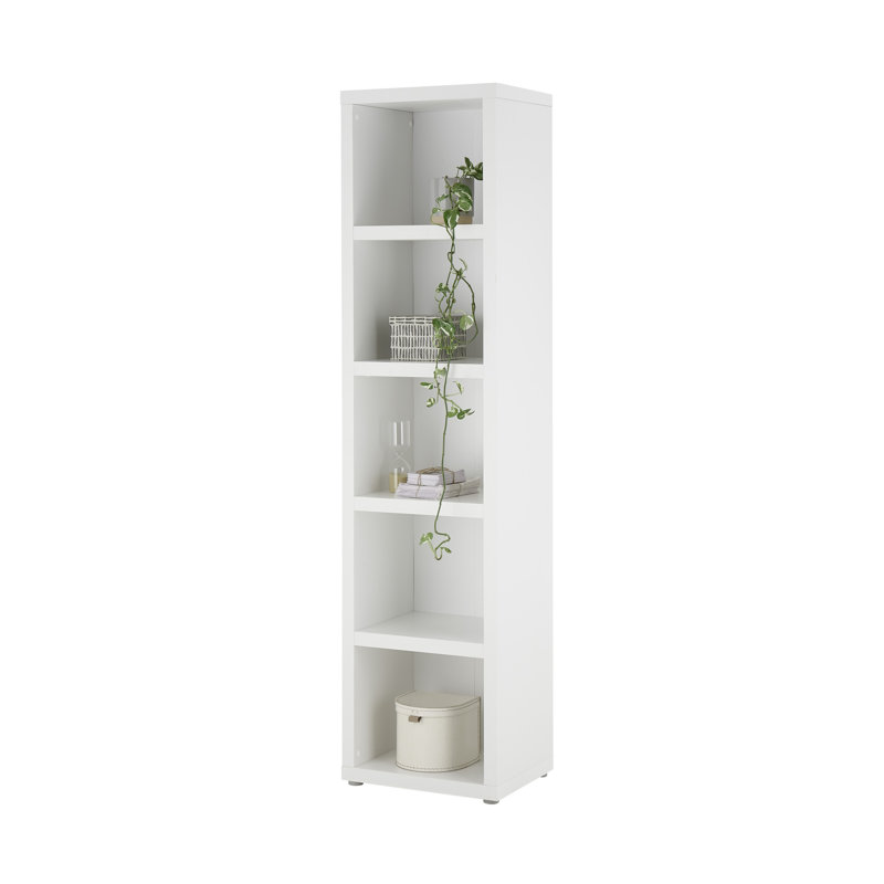 Makensi 201cm H Plastic Standard Bookcase, 201cm H x 50cm W x 38cm D