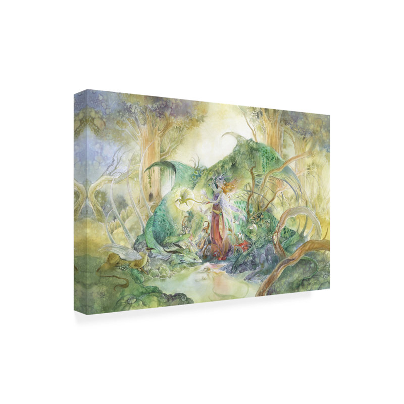 Art sur toile, "Bacheline Stephane Law", H 16 po x l 24 po
