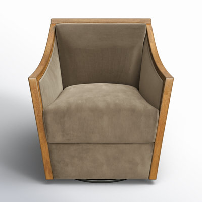 Upholstered Swivel Armchair