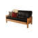 Futon double avec matelas Anders