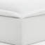 Repose-pieds rembourré carré en chenille avec surmatelas moelleux surdimensionné - entièrement comprimé, aucun assemblage requis-1708222888