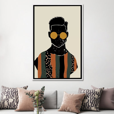 Black Hair VII - impression d'art graphique