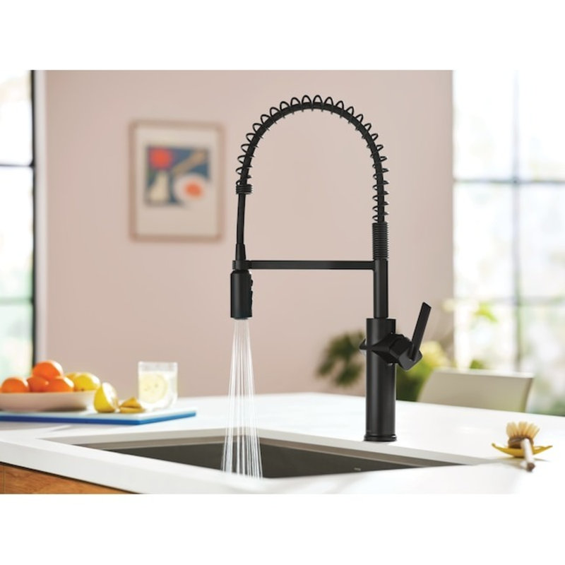 Robinet de cuisine Moen Joric, Noir mat