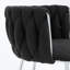 Chaise de salle à manger rembourrée en polyester Manac-967643225