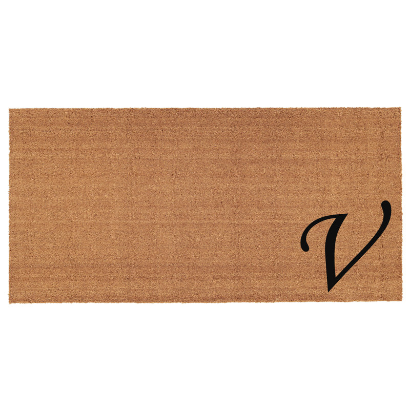 Zebrowski Non-Slip Doormat, V, Rectangle 3' x 6'