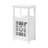 Hembree 3 Pc Bathroom Set With Wall Mounted Cabinet, Hamper And Floor Cabinet