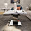 Ensemble de 3 tables de salon blanches de 3 pièces-1011393896
