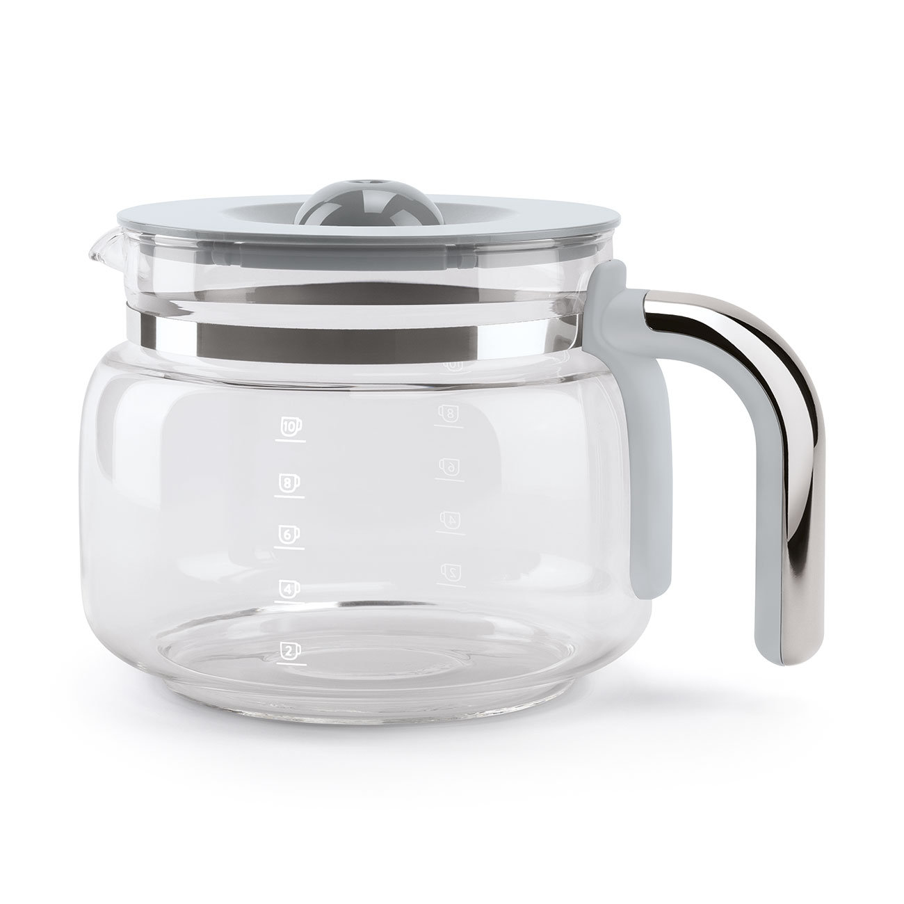 SMEG 50's Retro 10-Cup Drip Coffee Machine, Stainless Steel