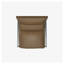 Chaise d'appoint rembourrée en similicuir Gatsby Camel