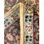 Tapis jaune en laine noué à la main de conception unique 6 pi 1 po x 8 pi 9 po Hayner