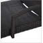Fauteuil en osier avec accoudoirs Salem
