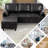 Suede Fabric Sectional Sofa W/Usb Port, Reversible L-Shaped Couch W/Storage Chaise, Modern Convertible Sofa For Living Room, Studio, Office-422870603