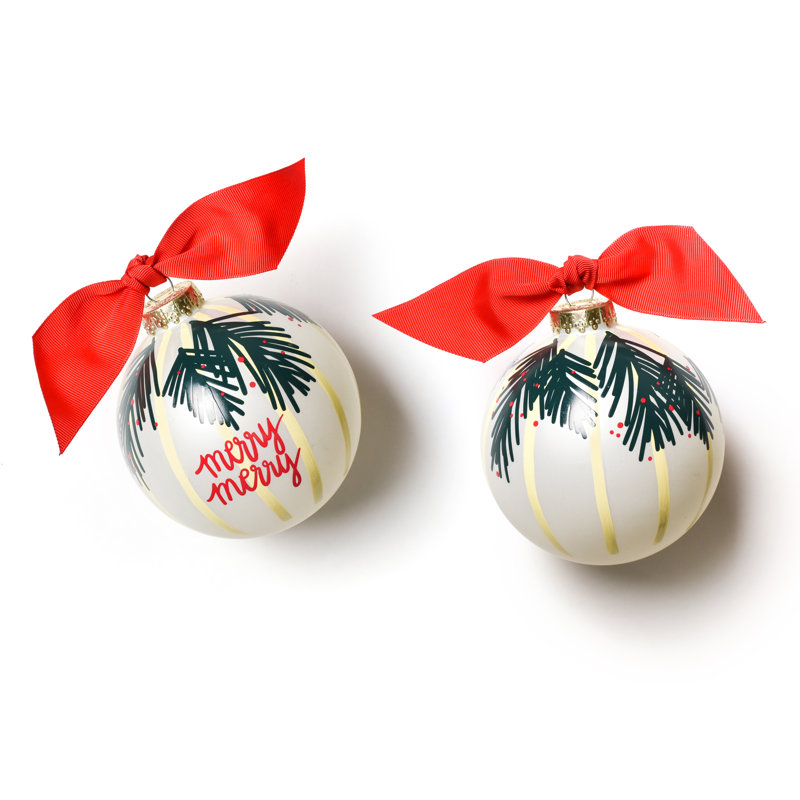 6'' Glass Ball Ornament