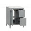 Armoire de salle de bain avec deux tiroirs et porte-550031129