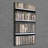 Bookshelf - Wrapped Canvas Print