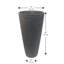 Valencia, Hammered Texture Planter, 15-In. by 28-In. Height-590683354