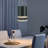 Joe Leather Pendant Lamp, 10x10x12-239251289