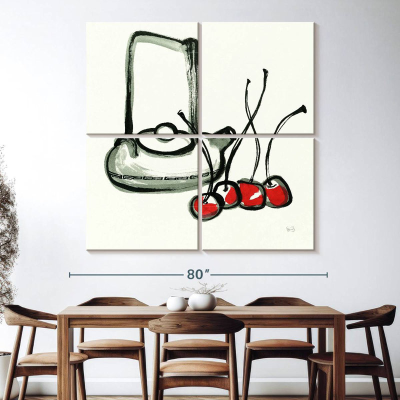 Yarlin Tea And Cherries, 74'' H x 74'' W