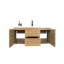 Ensemble de meuble-lavabo mural simple 47 po Korrina-639850813