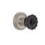 Rope Rosette with Crystal Black Door Knob-135579239