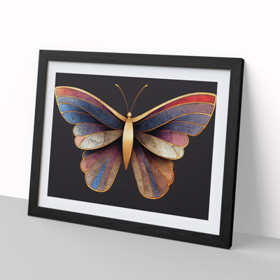 Thrilling Butterfly - Single Picture Frame Print