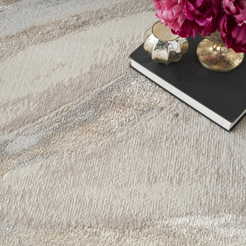 Breux Abstract Area Rug, Rectangle 274 x 366cm