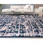 Tapis bleu foncé et cuivre noué à la main de haute qualité-64646105