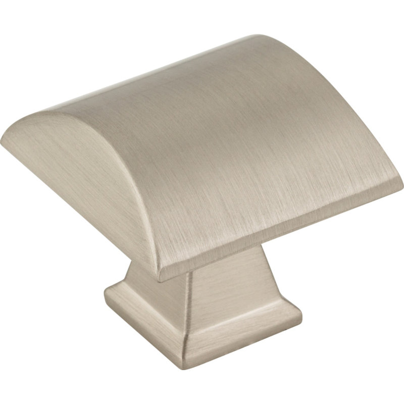 Roman Square Knob, Satin Nickel