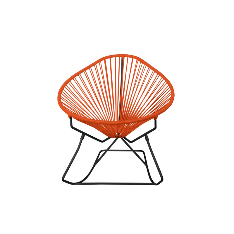 Rocking Chair, Black, Orange