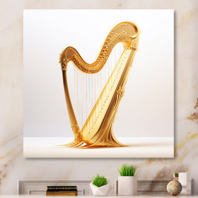 " Harp Harmony Golden Serenity I "