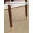 Modern Light Luxury Solid Wood Ebony Backrest Dining Chair