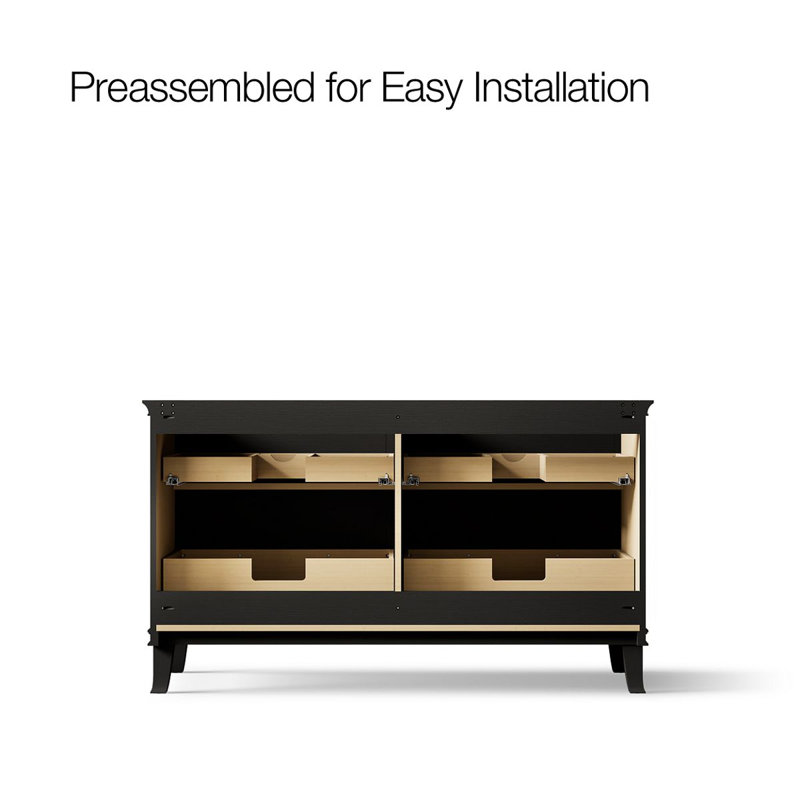 Artifacts Vanity 60 Inches, Black