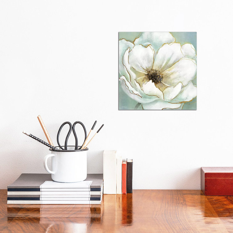 Soft Teal Splendor by Carol Robinson - Print on Canvas
