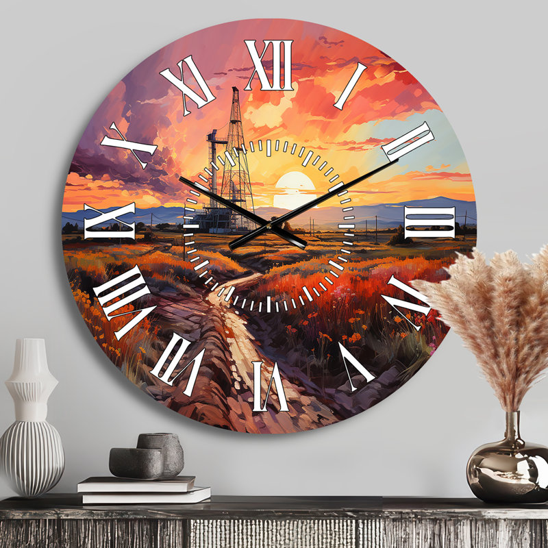 Horloge murale Orange, Médium