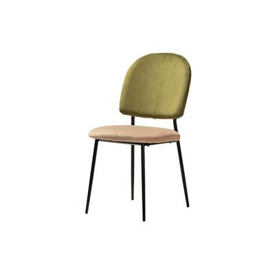 Polyester Blend Upholstered Upholstered Back Side Chair