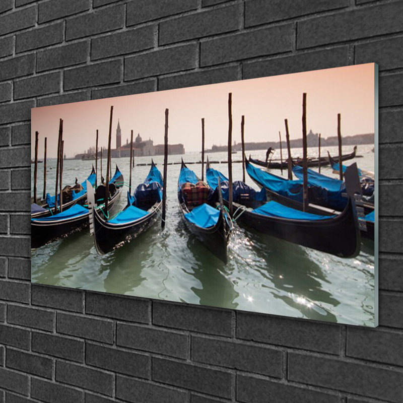 Architecture Boats - Unframed Photograph on Glass
